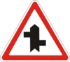 Знак 1.23.3 Примыкание второстепенной дороги