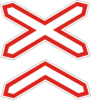 Знак 1.30 Многопутная железная дорога