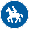 Знак 4.15 Дорожка для всадников